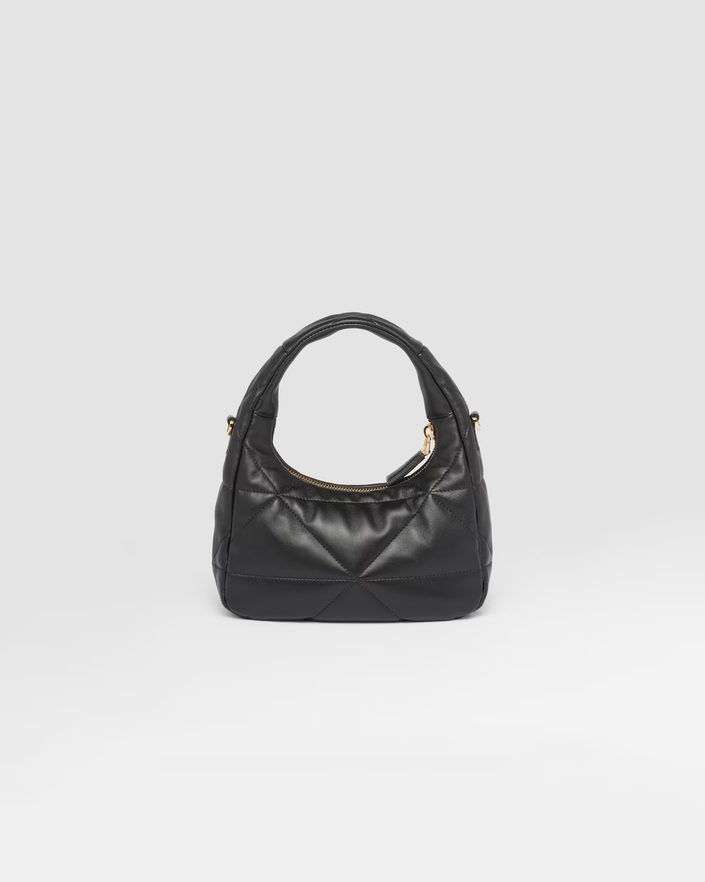 Nappa-leather mini bag with topstitching